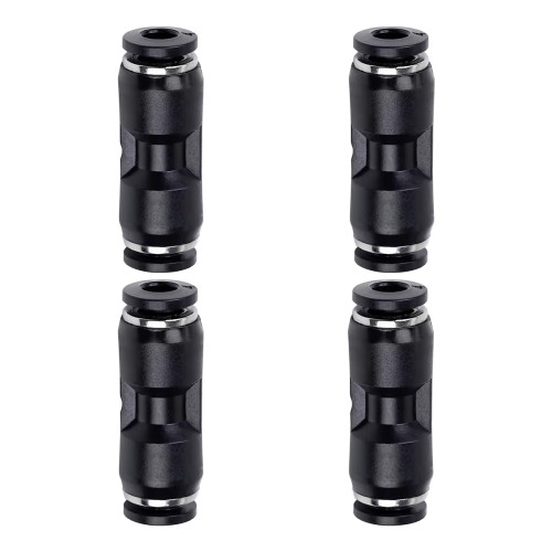 PTFE tube connector for 4mm OD tubes - 4pcs