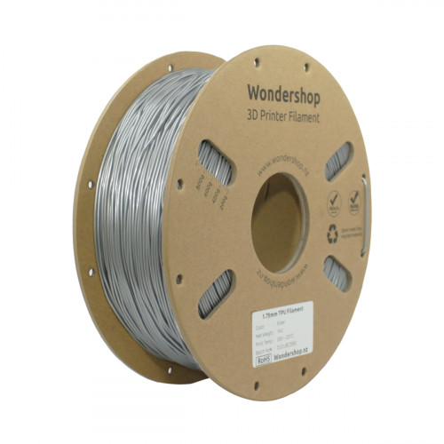 TPU 95A Flexible Filament 1.75mm 1kg - Silver