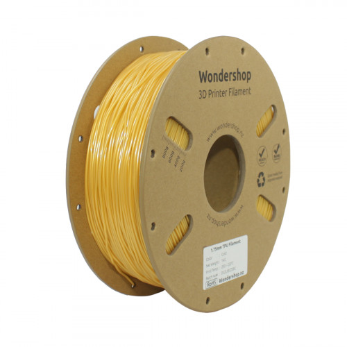 TPU 95A Flexible Filament 1.75mm 1kg - Gold