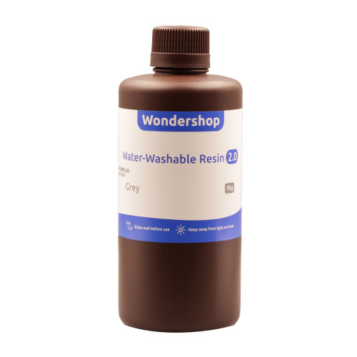 3D Printing Water Washable Resin 2.0 1kg - Grey