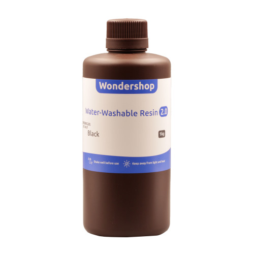 3D Printing Water Washable Resin 2.0 1kg - Black