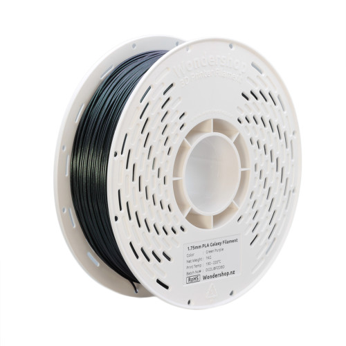 PLA Galaxy Filament 1.75mm 1kg - Green Purple
